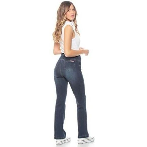 WADOS High Waisted Flare Jeans size 9 High Waist Relaxed Fit for women or junior - Picture 3 of 10